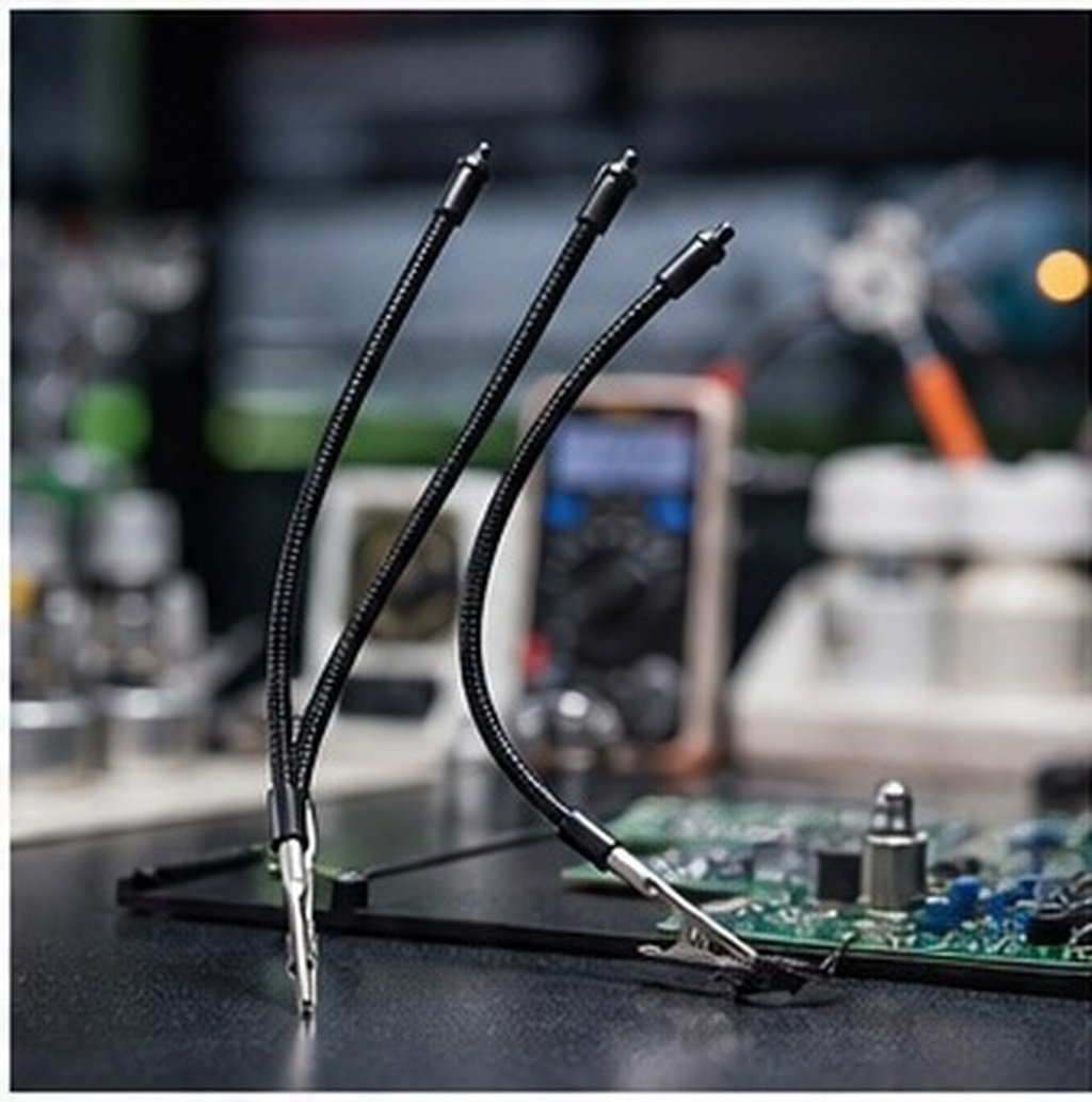 Electronics Repair Tools - 3 stuks soldeerwerkbankklemmen met flexibele armen