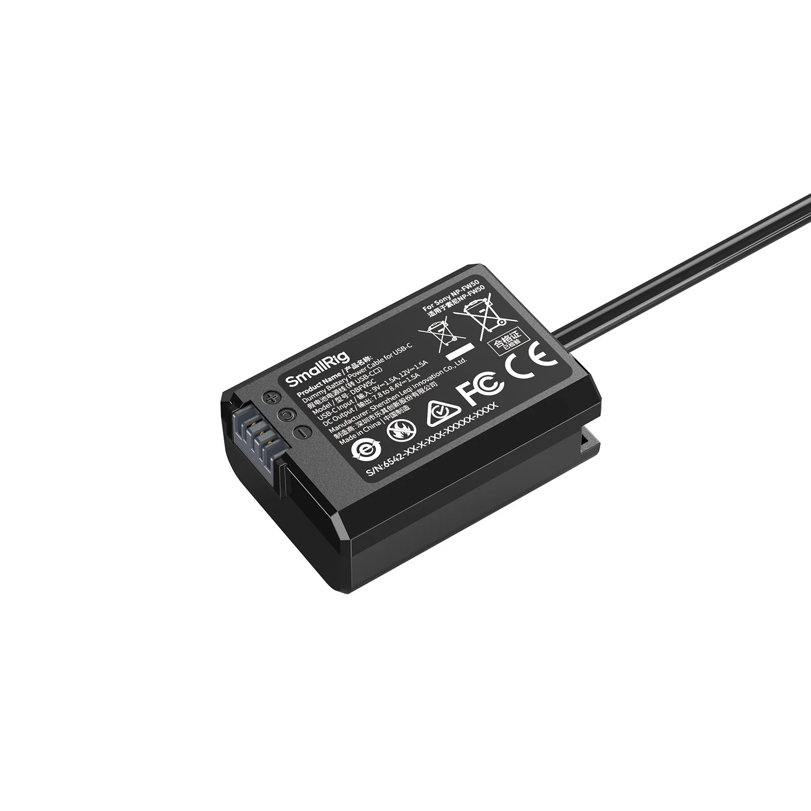 SmallRig 6542 USB-C dummy-accu - Sony Camera Zv-E10 recensie en prijs
