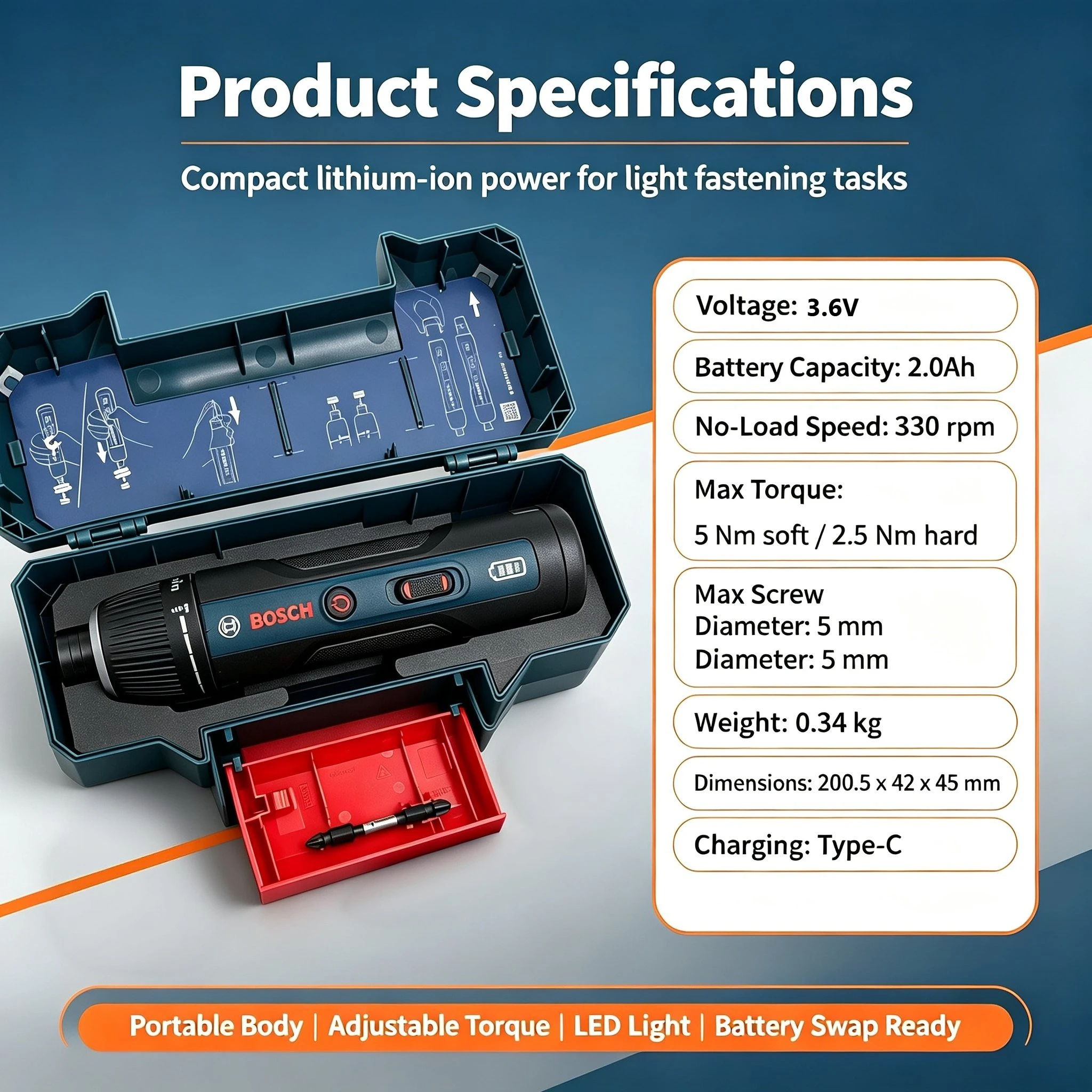 Bosch GSD4V-5 3,6V draadloze e - Electronics Repair In Usa recensie en prijs